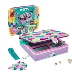 LEGO DOTS Pastel Jewelry Organizer Set
